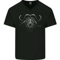A Buffalo Mens V-Neck Cotton T-Shirt