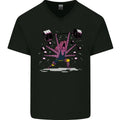 Octopus Gym Training Top Bodybuilding Mens V-Neck Cotton T-Shirt
