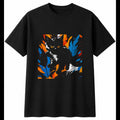 Anime Kitten with Feathers Cat Cute Mens T-Shirt Black 100% Cotton Kawaii