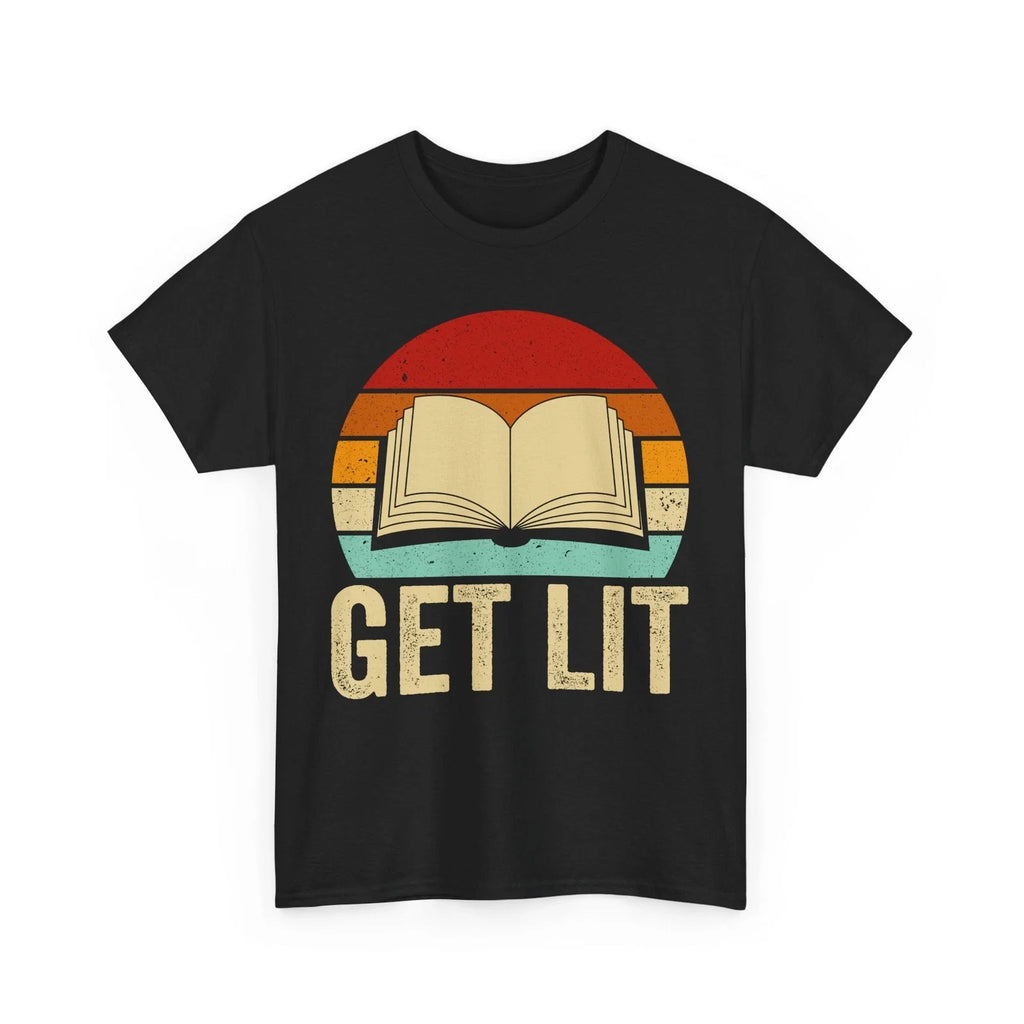 Funny Meme T-Shirt | Get Lit with Books Funny Meme Shirt