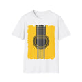 Guitar T-Shirt, Graffiti Style Art, Guitarist Tee, Rock Fan Graphic Top