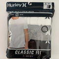 Hurley 3 Pack Men’s Crew Neck Ultra Soft Tag-Free Classic Fit T-Shirt Sz S New