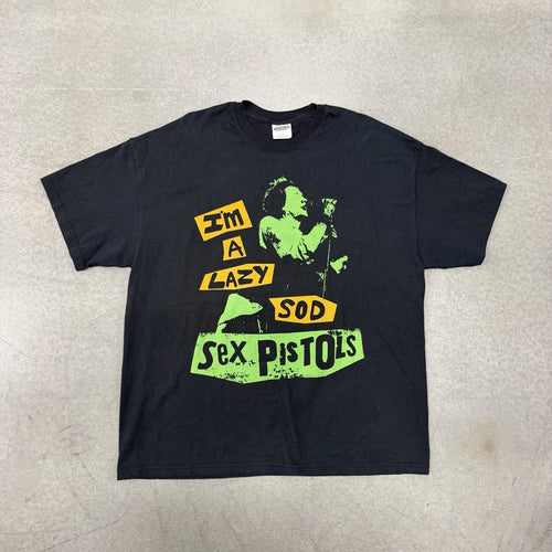 2000s Sex Pistols I’m A Lazy Sod Band Shirt Mens 2XL Hanes Heavyweight
