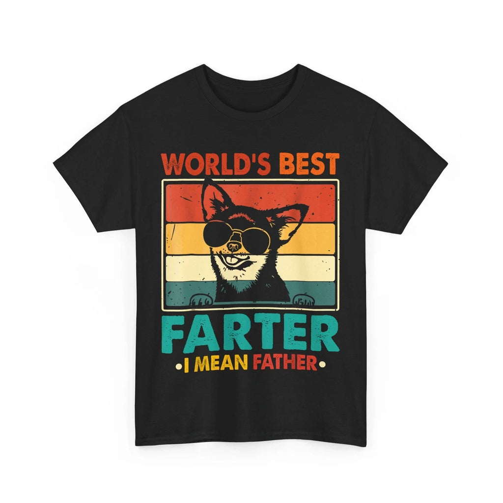 Dad Funny Shirt, World's Best Farter I Mean Father Father's Day Shirt