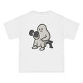 Unisex Beefy Oversized Shirt Gym Tee or Everyday Wear Sad Ghost Iron Club