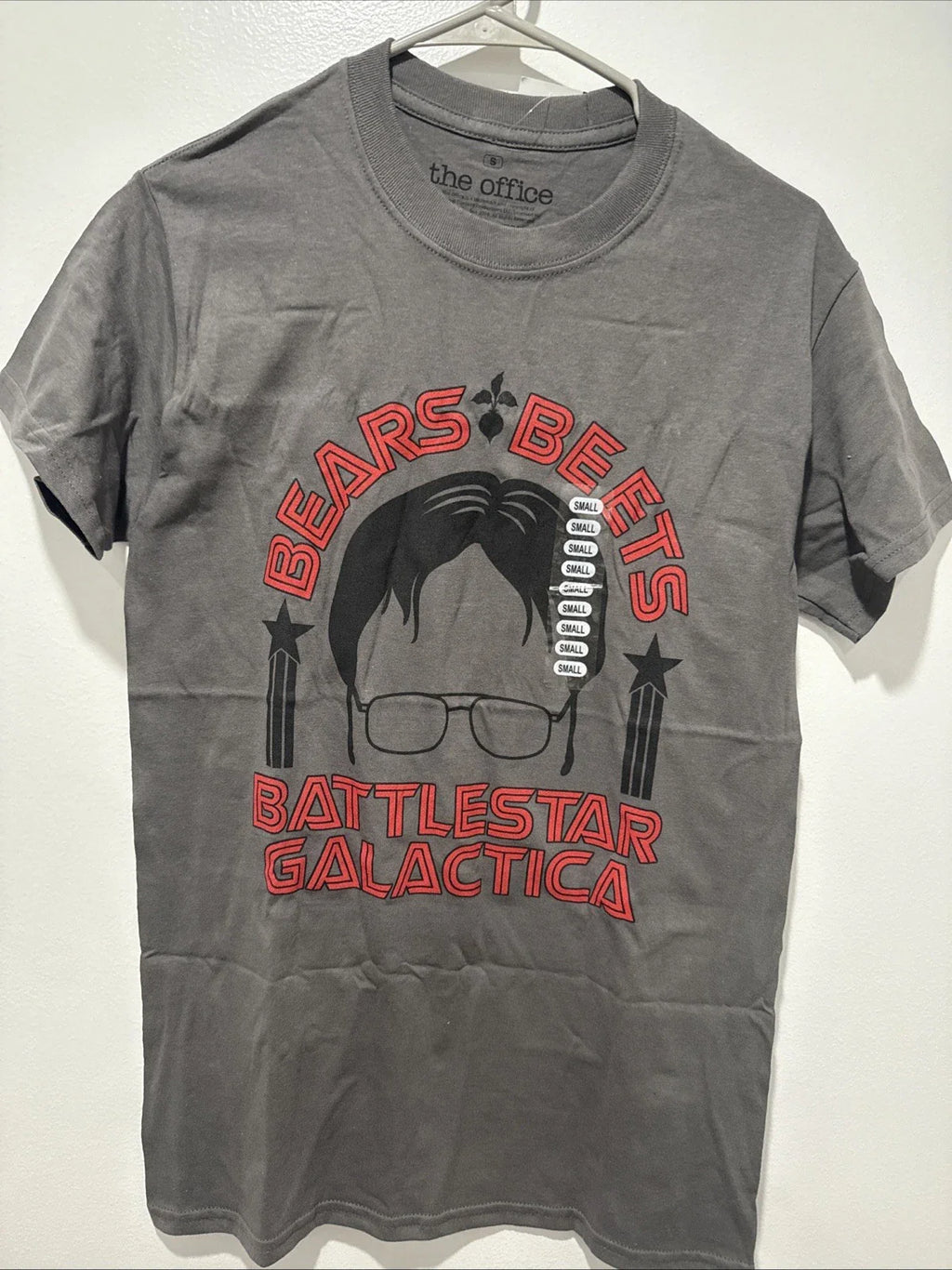 The Office Dwight Bears Beets Battlestar Galactica T Shirt Men’s Size Small A