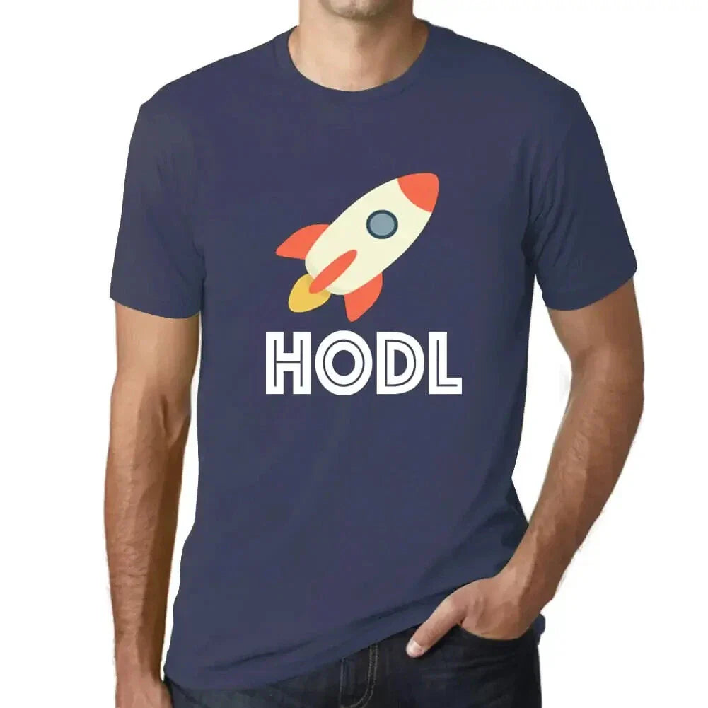 Men's Graphic T-Shirt Hodl To The Moon Crypto Funny Traders Eco-Friendly Limited