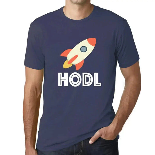 Men's Graphic T-Shirt Hodl To The Moon Crypto Funny Traders Eco-Friendly Limited