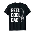 USA Mens Reel Cool Dad T-Shirt Fishing Daddy Father's Day Gift Men 100% Cotton