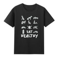 Eat Healthy Dirty Adult Rude Sexy Funny Graphic Humor Quote Joke Men's T-Shirt