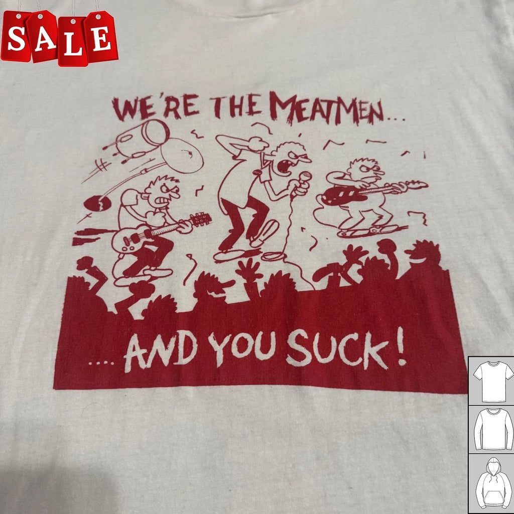 Hot The Meatmen And You Suck Punk Band Gift For Fans Men S-5XL  LL455