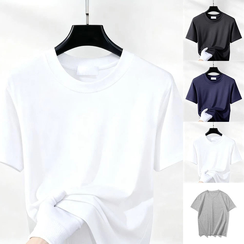 Men Oversized T-shirt 96% Polyester 4% Spandex Breathable Fabric Blend