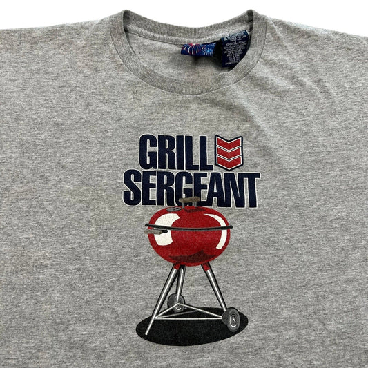 Vintage y2k Grill Sargeant Funny Dad Joke Humor Comedy T Shirt Size Large