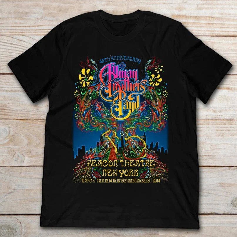 The Allman Brothers Band T Shirt Size S To 5XL Hot Cotton