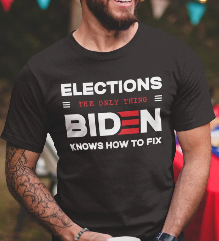 Joe Biden Funny FJB Humor T shirt Trump 2024 Political Shirts Funny Biden Shirts