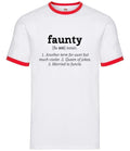 Faunty Definition Funny - Mens Ringer - Auntie Aunty Aunt Love Cool