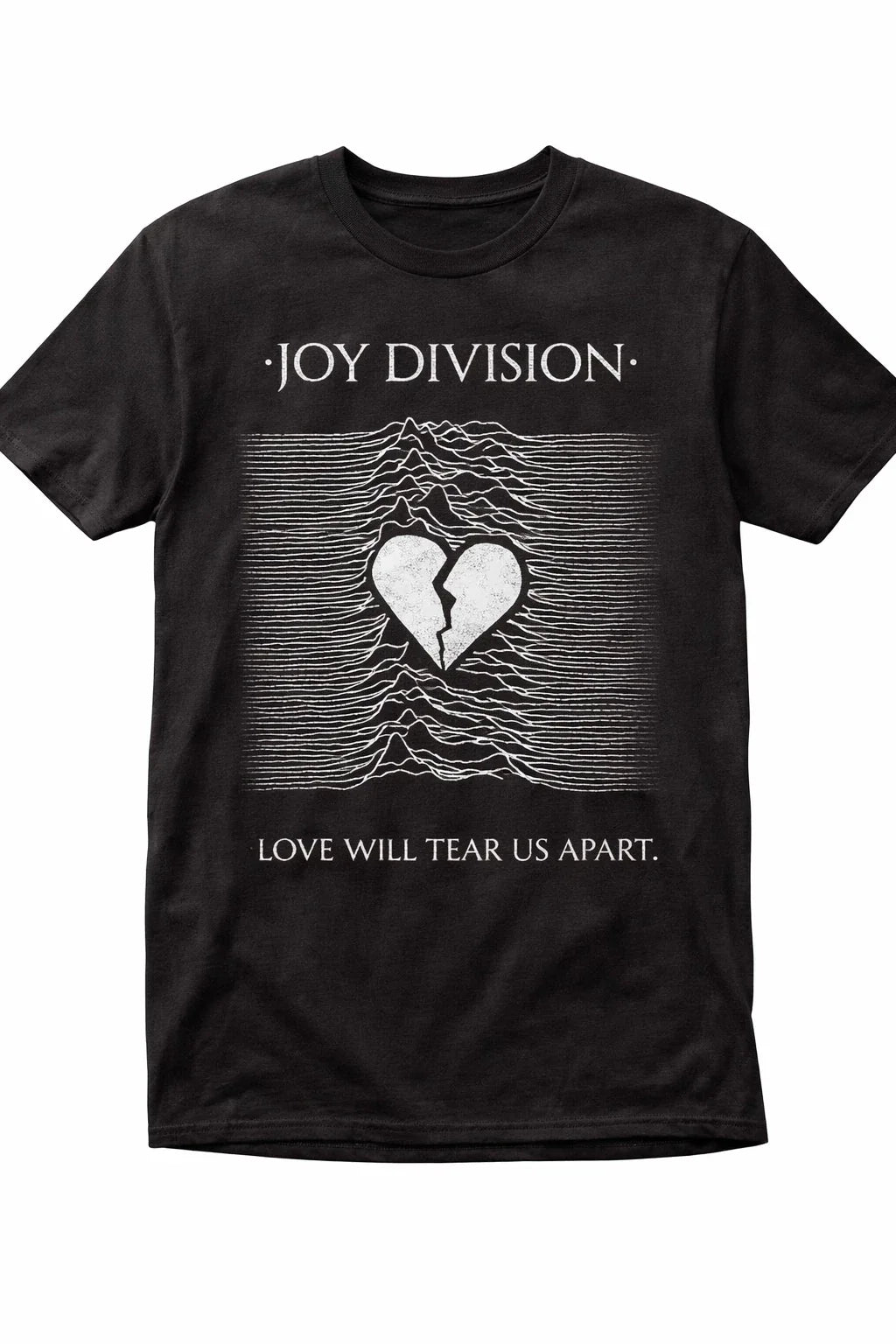 Joy Division Love Will Tear Us Apart T-Shirt, Post Punk Band Tee, Black Shirt