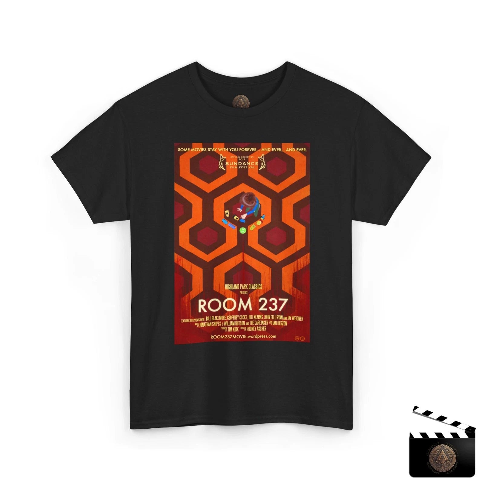 Room 237 Movie Poster T-Shirt, The Shining Kubrick Conspiracy Documentary Tee
