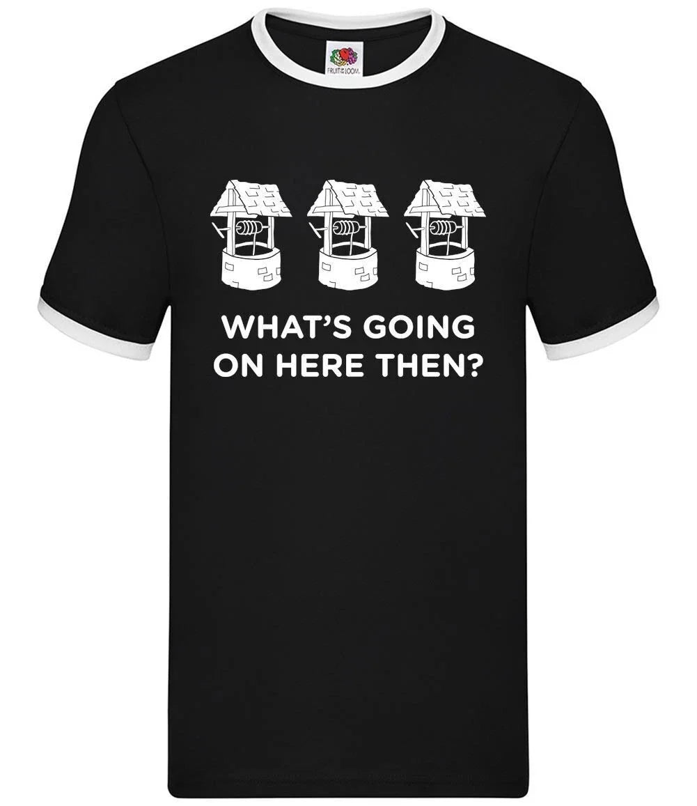 Well - Mens Ringer - Pun Dad Joke Humour Funny Joke