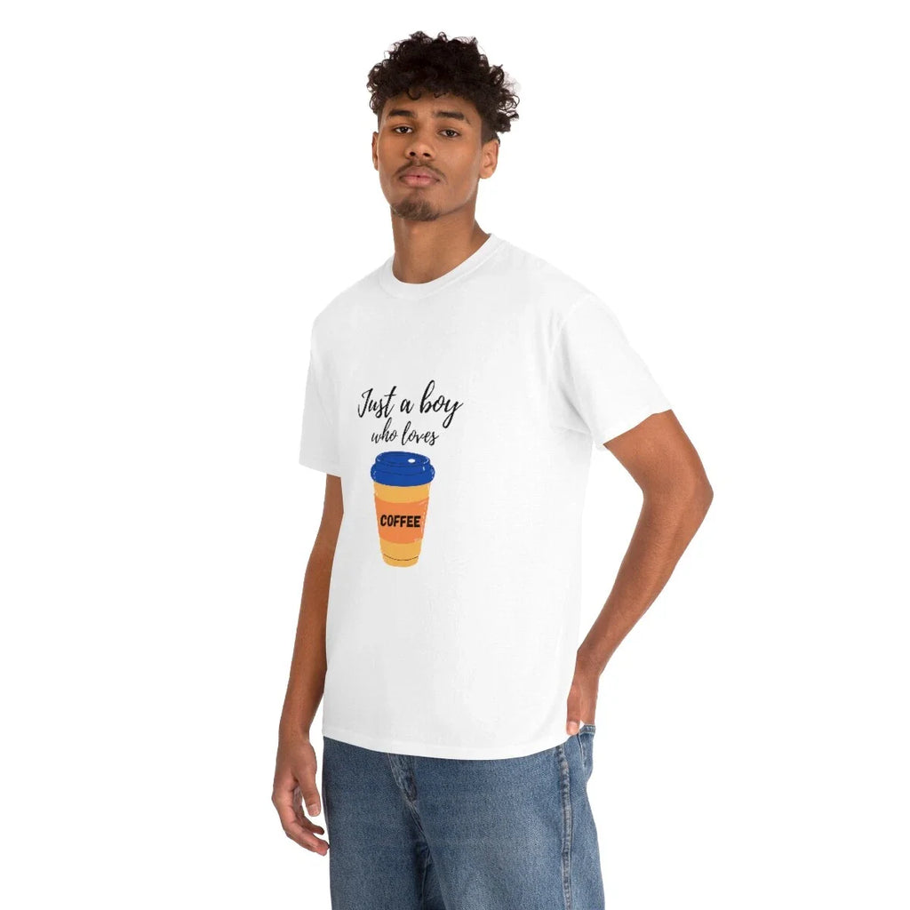 Just a Boy who likes a Coffee T shirt