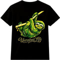 Cute Sloth T Shirt Unrushed Life Relaxed Lazy Animal Graphic Tee Casual Top