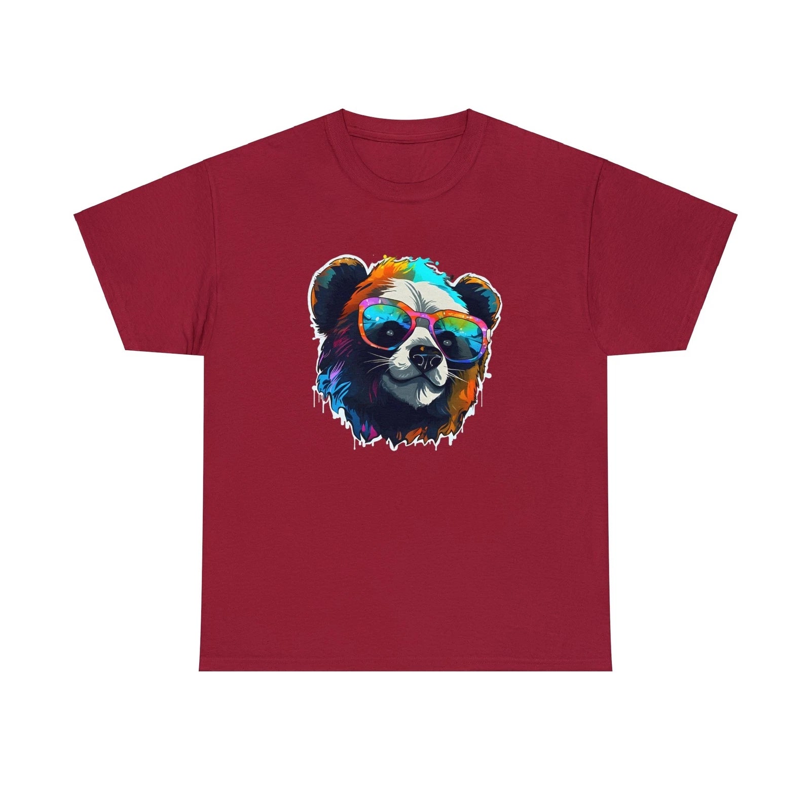 Panda Bear custom Unisex Heavy Cotton Graphic Tee