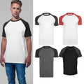 Build Your Brand Raglan contrast tee - Mens T-Shirt, 100% Cotton