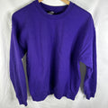 Gildan Heavy Blend Tshirt Men Medium Long Sleeve Pullover Crew Neck Purple