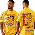 new Men's Garfield Print T-Shirt | Streetwear Casual Tee | 3 Colors