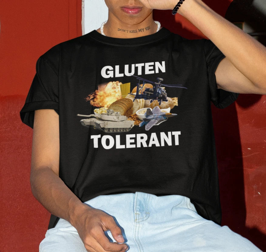 Gluten Tolerant Funny T-Shirt For Men Meme Shirt