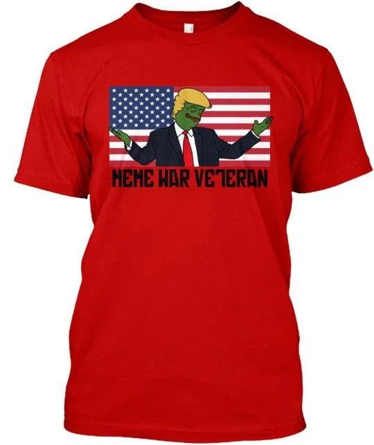Meme War Veteran T-Shirt Made in the USA Size S to 5XL