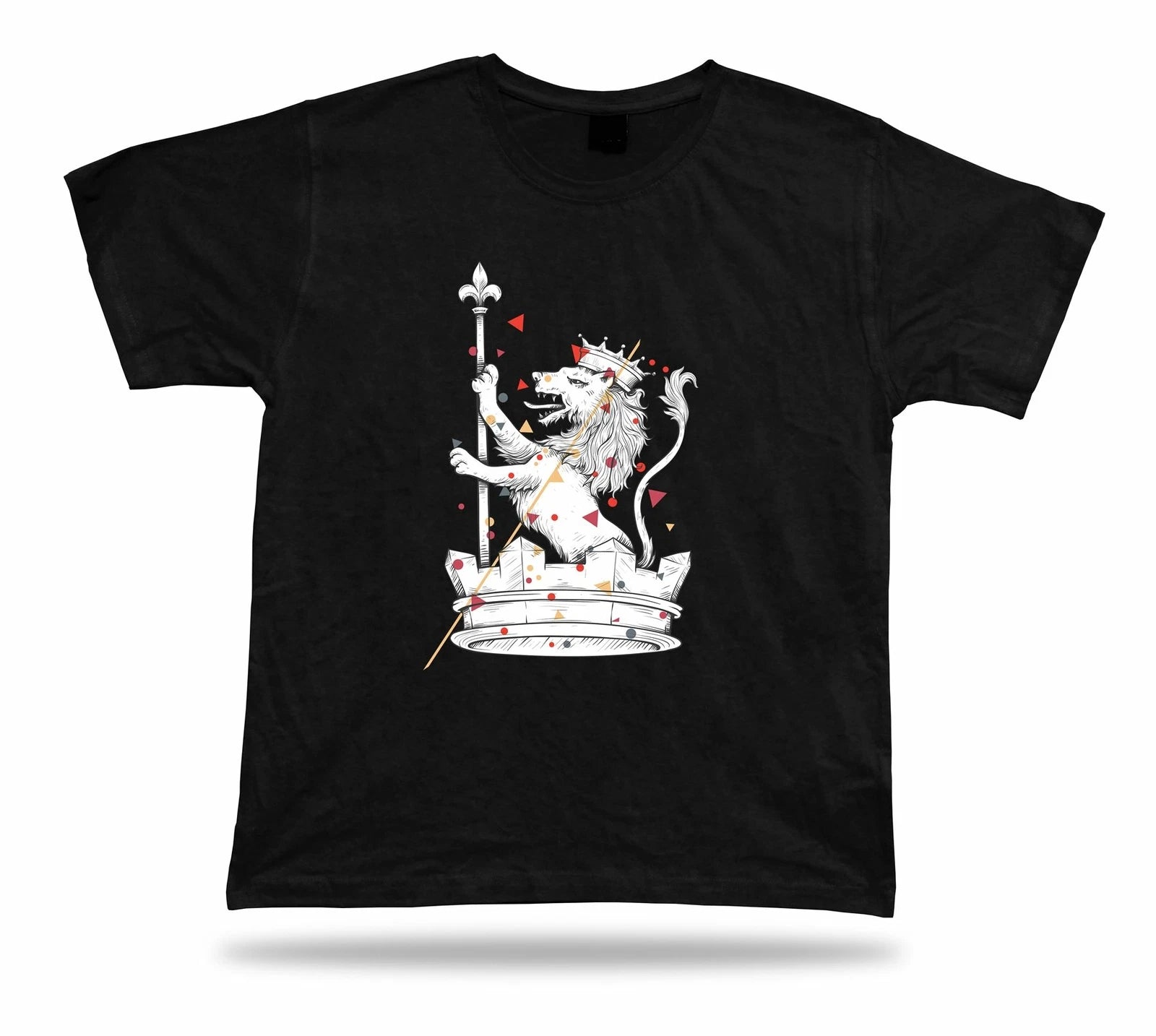 Griffin King Lion colorful t shirt  vector modern design birthday gift present