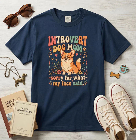 Introvert Dog Mom Comfort Tee