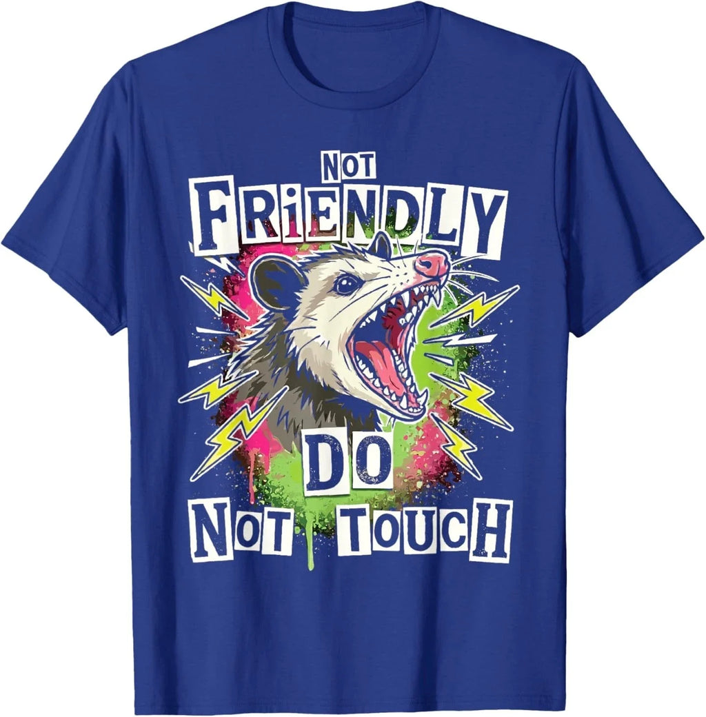 Opossum Not Friendly Funny Ironic Meme T-Shirt