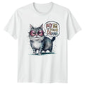 My IQ Your Drama Cat T-Shirt Sarcastic Quote Funny Graphic Tee