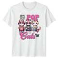 Love Cat And Colors Everyday #Catlover Pop Cats T-Shirt