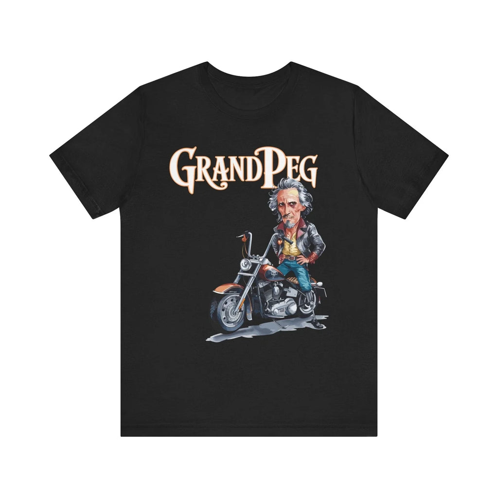Funny amputee Shirt for Biker Grandpa, prosthetic leg  joke t-shirt, Dad Gift