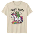 Anxiety Ridden T-Shirt Anxiety Humor Gift For Him And Her