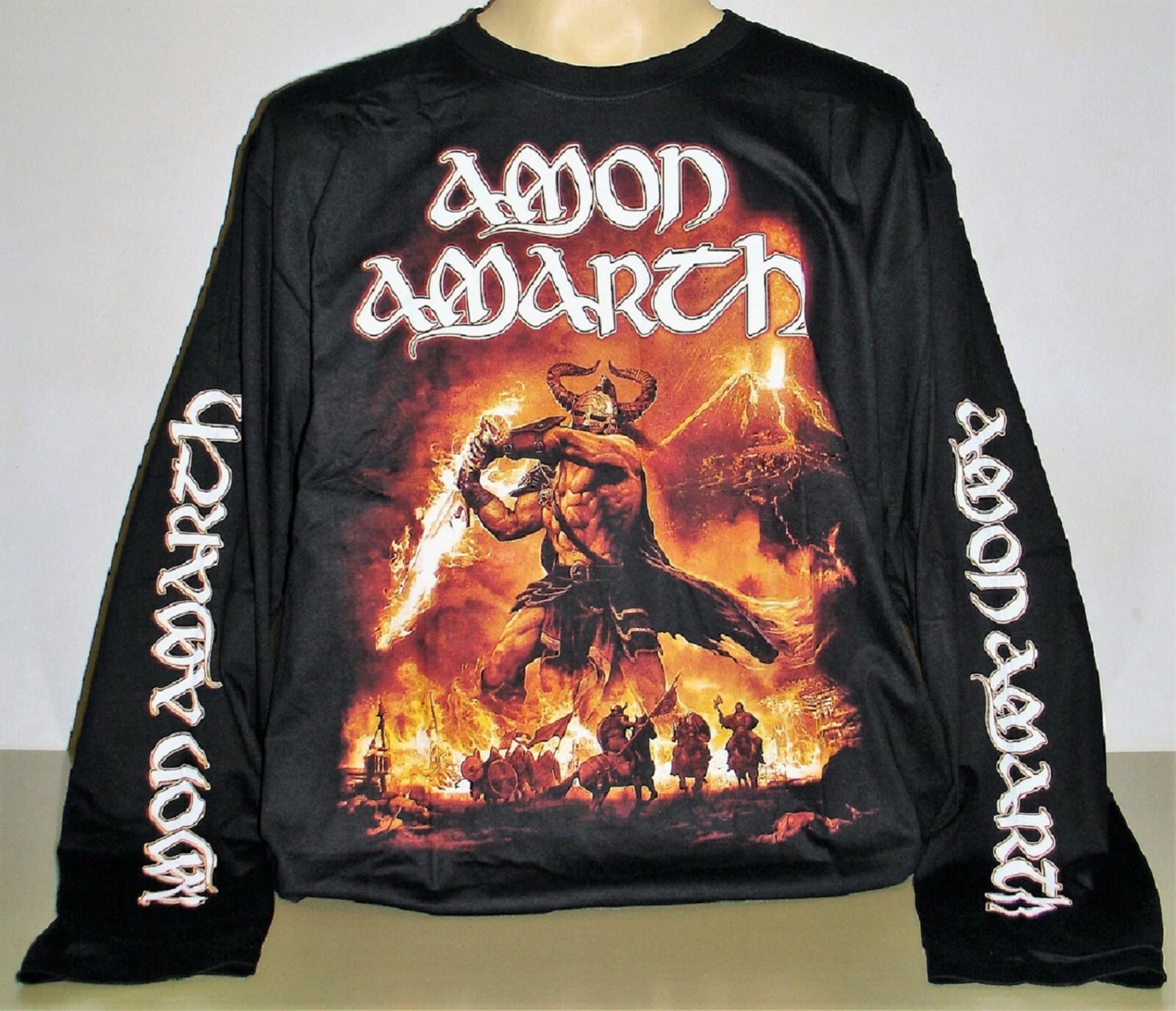 Amon Amarth Surtur Rising Long Sleeve T-Shirt Size M Medium Death Metal Band New