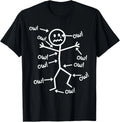 Ow Ow Ow Funny Scream Character Graphic Tee Unisex T-Shirt