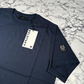 BELSTAFF Mens Deep Navy Blue Thom Sleeve Logo T Shirt SIZE 2XL BNWT Authentic