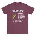 How To Catch Fish Mens T-Shirt Fishing Funny Joke Gift For Dad