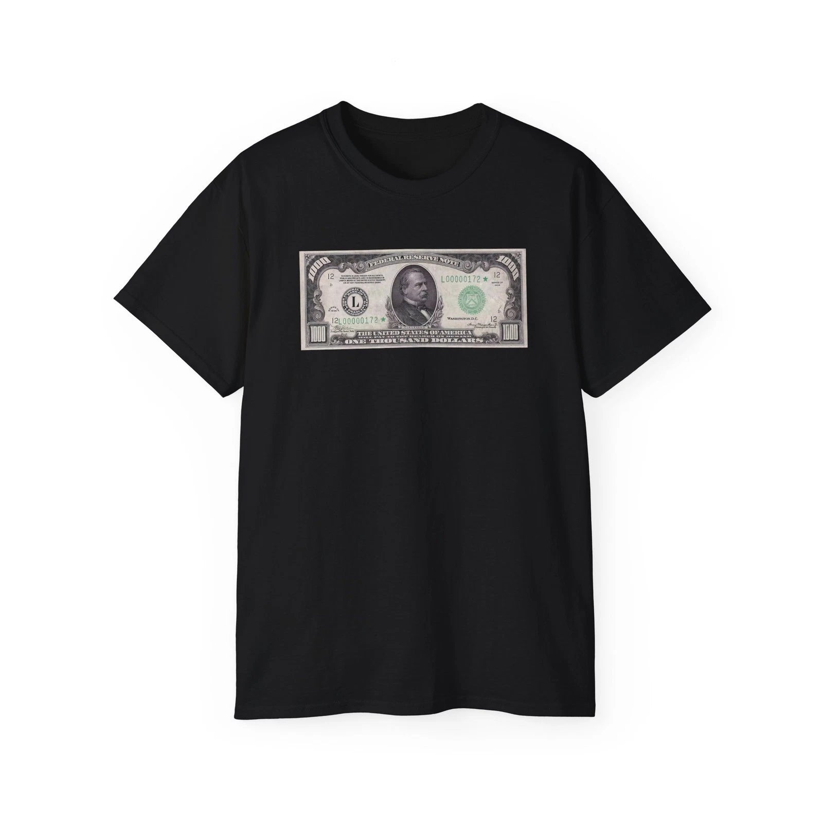 New US 1000 Dollar Bill America Cool Retro Ultra Cotton Tee T Shirt S M L XL 2XL