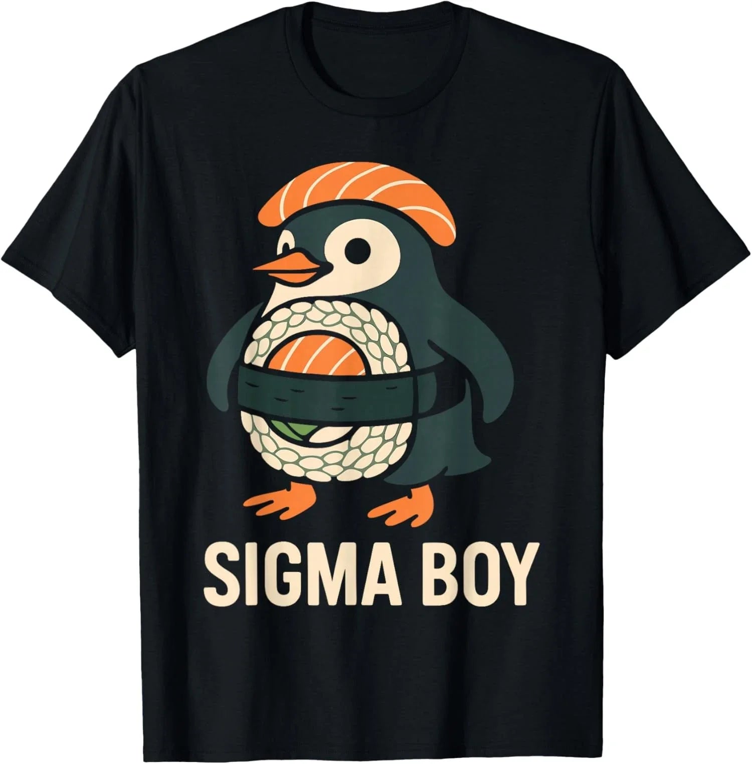 Sigma Boy Italian Brainrot Funny Meme Penguin Unisex T-Shirt
