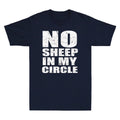 No Sheep In My Circle Funny Sarcastic Saying Vintage Men's Short Sleeve T-Shirt