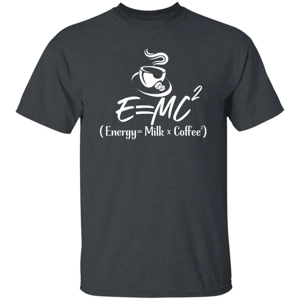 Energy Milk Coffee Unisex shirt gift scientist coffee lover tee black navy