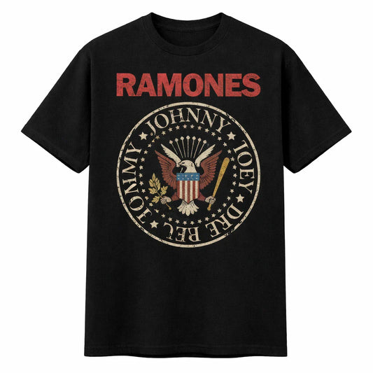 Ramones Presidential Seal Shirt, Punk Rock Tour Tee, Vintage Graphic T-Shirt