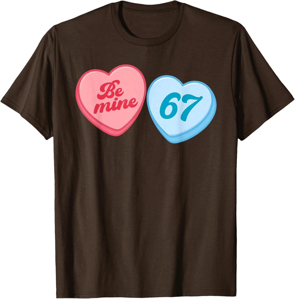 Design Funny Meme Six Seven Valentine Design Day Unisex T-Shirt