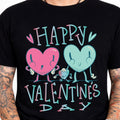 Happy Valentines Day Heart Family Graphic Tee Cute Retro Couple Love Shirt
