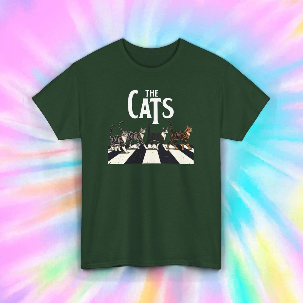 The Cats T-Shirt | Funny Beatles Abbey Road Parody Tee | Cat Lover Gift | S-5XL